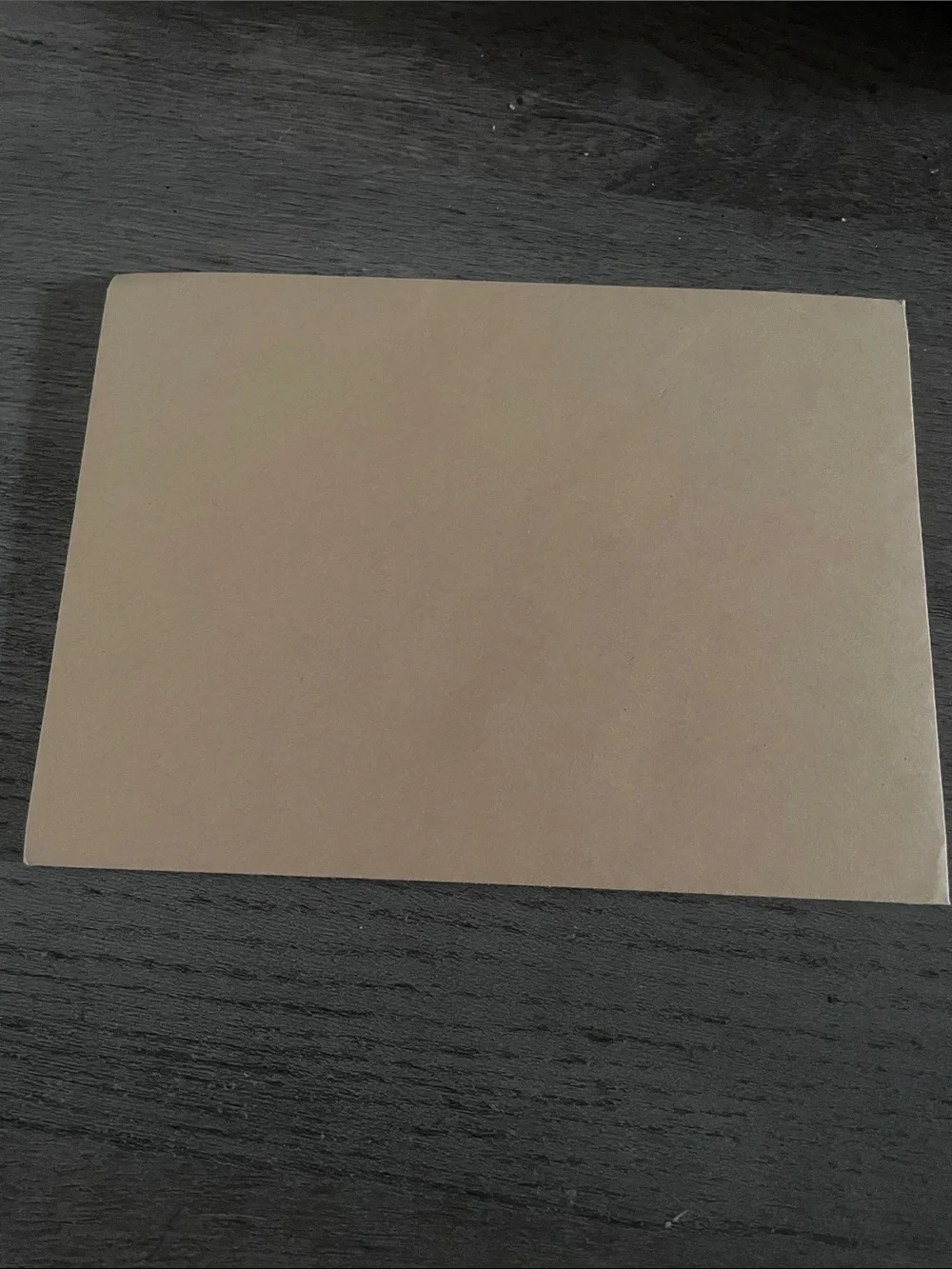 Wedding DJ/Band Thank You Card With Brown Envelope